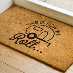 This Is How We Roll Camper Doormat - Rv Camping Welcome Mat Custom Door Mat Campsite - thumbnail 2