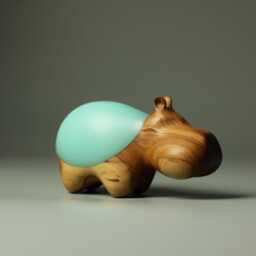 Duo Hippopotamus Sculpture - 23 - thumbnail 3