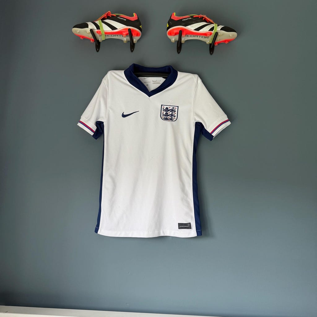 Football Shirt Wall Display Sports Bedroom Decor by