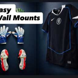 Football Shirt Wall Display - Sports Bedroom Decor - thumbnail 3