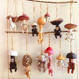 Set Of Three Handmade Ooak Mushroom Littles. You Choose Which - thumbnail 3