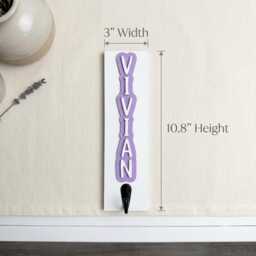 Personalized Wooden Name Hooks - Kids Backpack, Towel, Closet Organizer - thumbnail 3