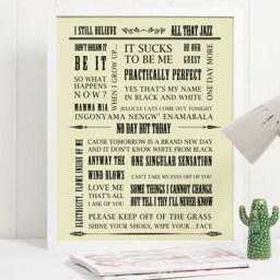 Musicals Broadway West End Theatre Quote Art Print - Motivational, Inspirational, Poster - thumbnail 2
