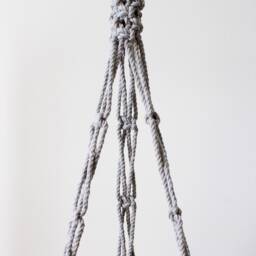 Handmade Macrame Plant Hanger 100% Cotton Rope, 35 - thumbnail 3
