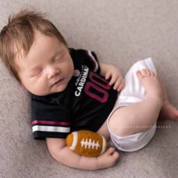 Felt Newborn Sports Props Football, Rugby & Baseball Toys For Photography Props - thumbnail 3
