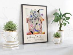 Paul Klee Persische Nachtigallen Persian Nightingales 1917 Print A3 A4 Framed Or Unframed Decorative Wall Art - thumbnail 1