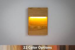 Led Wall Sconce Amberlight - Oak Light - thumbnail 1