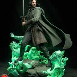 True King Unpainted 221mm 1/12Th Statue - thumbnail 3