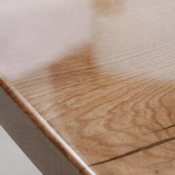Custom Live Edge Table Made Of Oak Wood, Epoxy With Steel Legs, Uv Resin Table, Modern Dining River Luxury Style - thumbnail 4