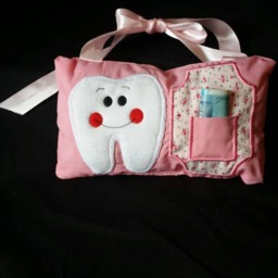 Personalized Tooth Fairy Pillow Kids Door Hanger Cushion - thumbnail 3