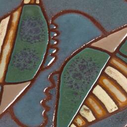 Fish Tile Pottery Sea Life Art Ceramic Handmade Lake House Wall Coral Reef Decor Fishing Kids Room Beach Themed - thumbnail 3