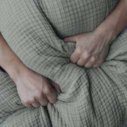 Muslin Pillowcase Sage Green - Gift Furnishings Interior - thumbnail 3