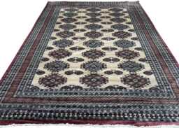 9x12 Beige Color Bokhara Rug - 2.75x3.65 Bedroom Luxury Area Turkish Fine Quality Afghan