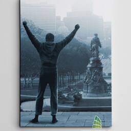 Rocky Balboa Steps Motivational Canvas Art Wall Print Picture Sports Boxing Framed Home Decor -E304 - thumbnail 2