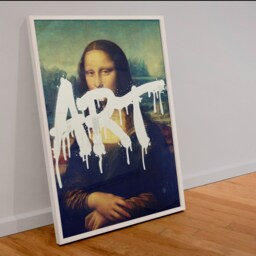Mona Lisa Altered Renaissance Art, Vintage Portrait, Living Room Prints, Framed Wall Art - thumbnail 2