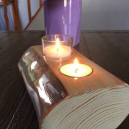 Wood Candleholder - thumbnail 4