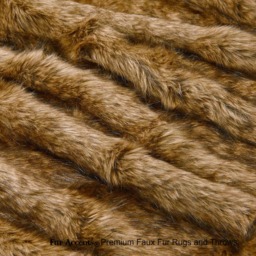 Golden Wolf Faux Fur Bedspread - Coyote Design Throw, Plush Pillow Shams - thumbnail 3