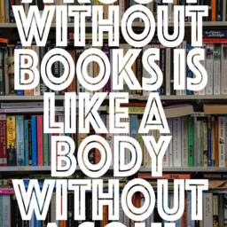 A Room Without Books Like A Body Soul Typography Art Print - thumbnail 2
