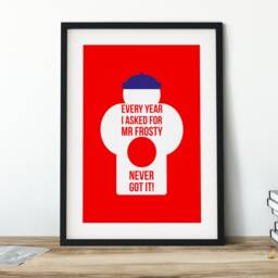 Mr Frosty Print - Motivational, Inspirational, Retro Poster, 80S Toys - thumbnail 2
