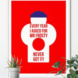 Mr Frosty Print - Motivational, Inspirational, Retro Poster, 80S Toys - thumbnail 3