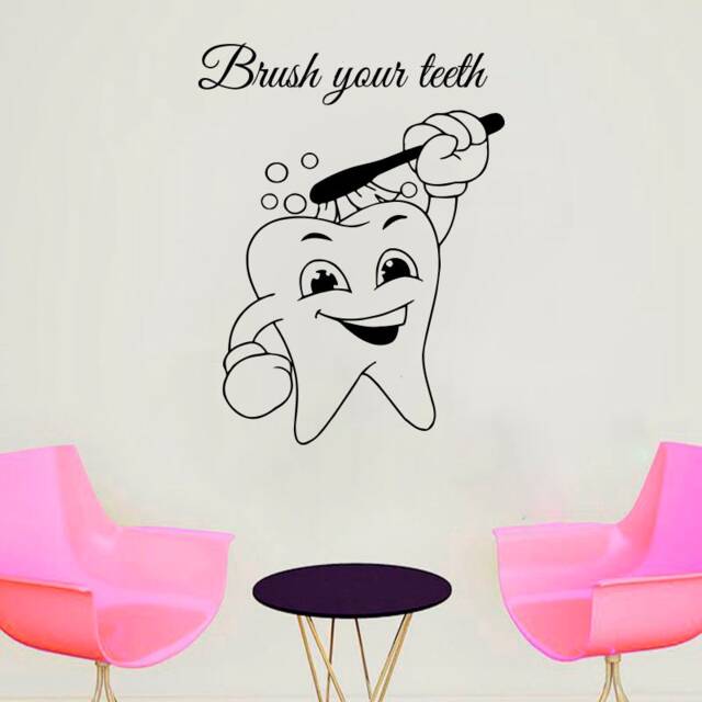 Tooth Wall Decal Dental Clinic Decor 3000 - image 1