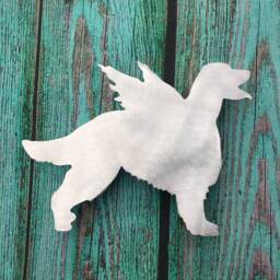 Irish Setter Angel, Metal Dog Christmas Tree Topper Or Wall Hanging Yard Stake, Shelf Art, Pet Memorial, Guardian Angel Dog, Unique