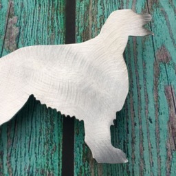 Irish Setter Angel, Metal Dog Christmas Tree Topper Or Wall Hanging Yard Stake, Shelf Art, Pet Memorial, Guardian Angel Dog, Unique - thumbnail 3