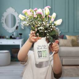 Nannys Wellie Jug, Mothers Day Gift, Birthday Gift Vase, Personalised For Mum, For Mum, Grandma, Grandparent - thumbnail 3