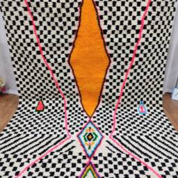 Custom Moroccan Boujad Rug, Authentic Wool Berber Carpet, Boho Interior Decor - thumbnail 3