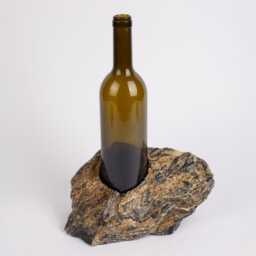 Handmade Nero Picasso Marble Wine Bottle Holder - thumbnail 3