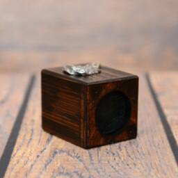 Borzoi, Russian Wolfhound - Wooden Candlestick With Dog, Souvenir, Decoration, Limited Edition, Collection - thumbnail 3