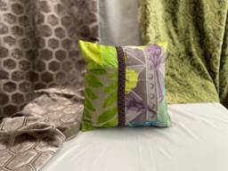 Designers Guild Dujardin Pillow Bohemian Linen Cut Velvet, 16 - thumbnail 1
