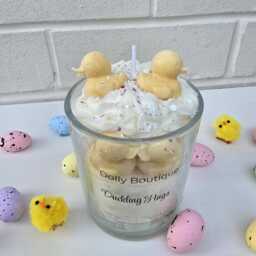 Duck Easter Candle Vegan Soy Wax Cruelty Free Birthday Gift Christmas 8Oz Candle Scented Animal - thumbnail 3