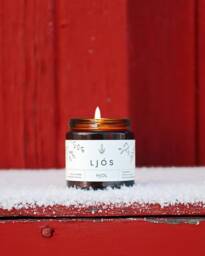 Hjol - A Christmas Candle From Norway, 100% Natural, Scented With Essential Oils Handmade Jule H??ykvalitet H??ndlaget Norsk Duftlys - thumbnail 1