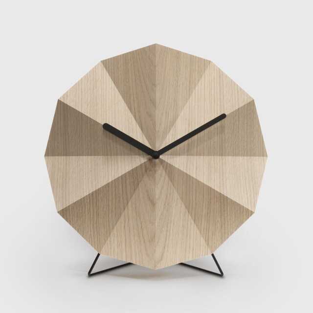 Delta Clock Stand Modern Home Design Office Decor - image 1