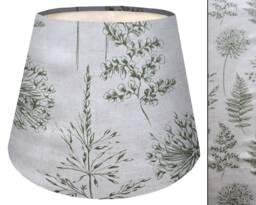 Country Green Lampshade, UK Handmade Empire Light Shade, Cottage Home Interior, Classic Botanical Interior - thumbnail 1
