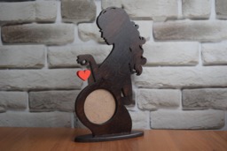 Pregnancy Announcement Picture Frame Sonogram Ultrasound Baby Pregnant Photo Babys First Wood - thumbnail 1