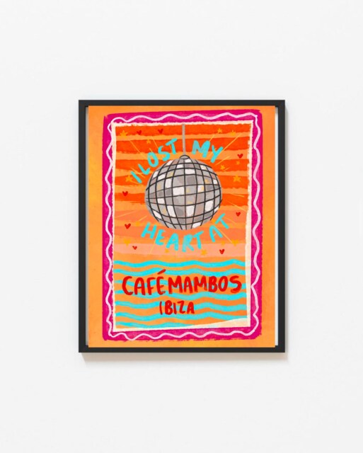 Custom Ibiza Club Print - Illustrated Holiday Wall Art - image 1