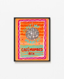 Custom Ibiza Club Print - Illustrated Holiday Wall Art - thumbnail 1