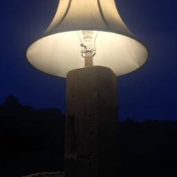Rustic Lamp Hemp Cord Handmade Hand Hewn Historical 6x6 Barn Beams Beach Furniture, Beachy, Accent Piece, Furniture - thumbnail 3