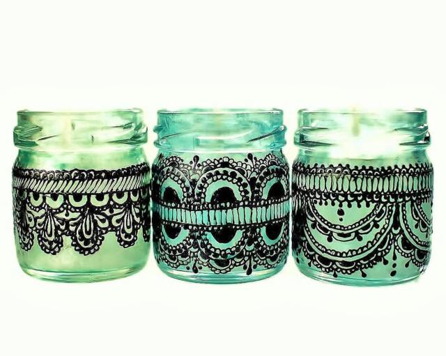 Mini Mason Jar Candles, Gift Set Of Three - image 1