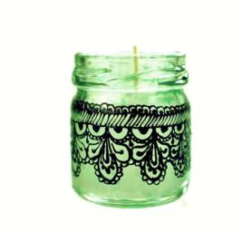Mini Mason Jar Candles, Gift Set Of Three - thumbnail 2