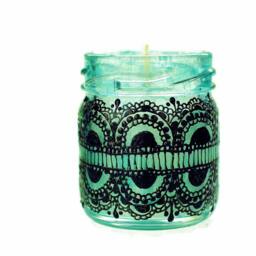 Mini Mason Jar Candles, Gift Set Of Three - thumbnail 4