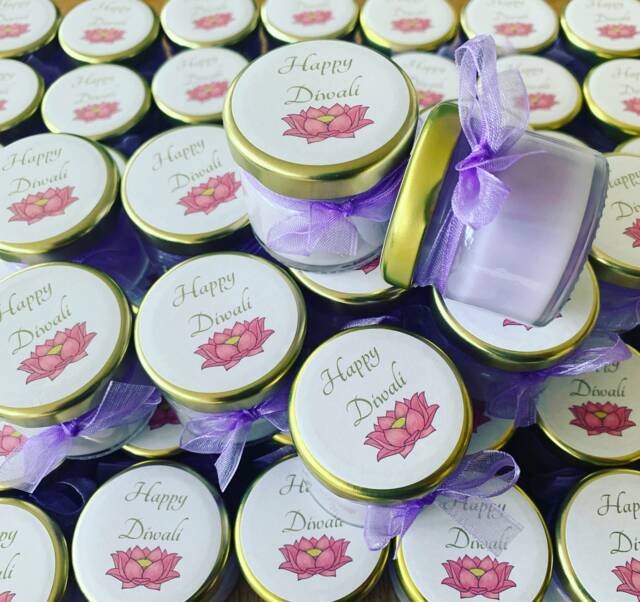 15 Diwali Mini Candles For Diwali, Gift, Favours, Family Personalised Candles, Celebration