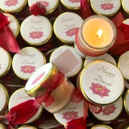 15 Diwali Mini Candles For Diwali, Gift, Favours, Family Personalised Candles, Celebration - thumbnail 2