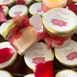 15 Diwali Mini Candles For Diwali, Gift, Favours, Family Personalised Candles, Celebration - thumbnail 3