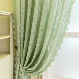 3 Colours Custom Curtain Made To Measure Sheer Lace Curtains With A Floral - thumbnail 3