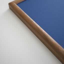 A3 Solid Walnut Picture Frame With Mat Off-Center Opening Size 2x3 3x5 4x6 5x7