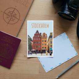 Stockholm Travel Poster - Retro Style Sweden Art Print - thumbnail 3