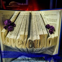 Love You Mom Folded Book - Mother's Day Birthday -Gift Christmas Just Because Valentines New Mom - thumbnail 2